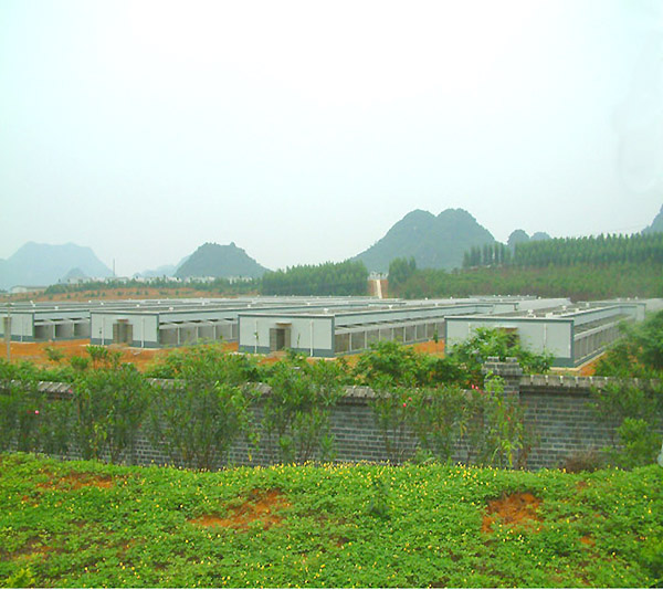 廣西瑋美公司動(dòng)物中心采用外墻涂料裝飾系統(tǒng)
